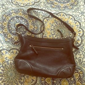 Coach bag vintage pebbled leather. buckled strap